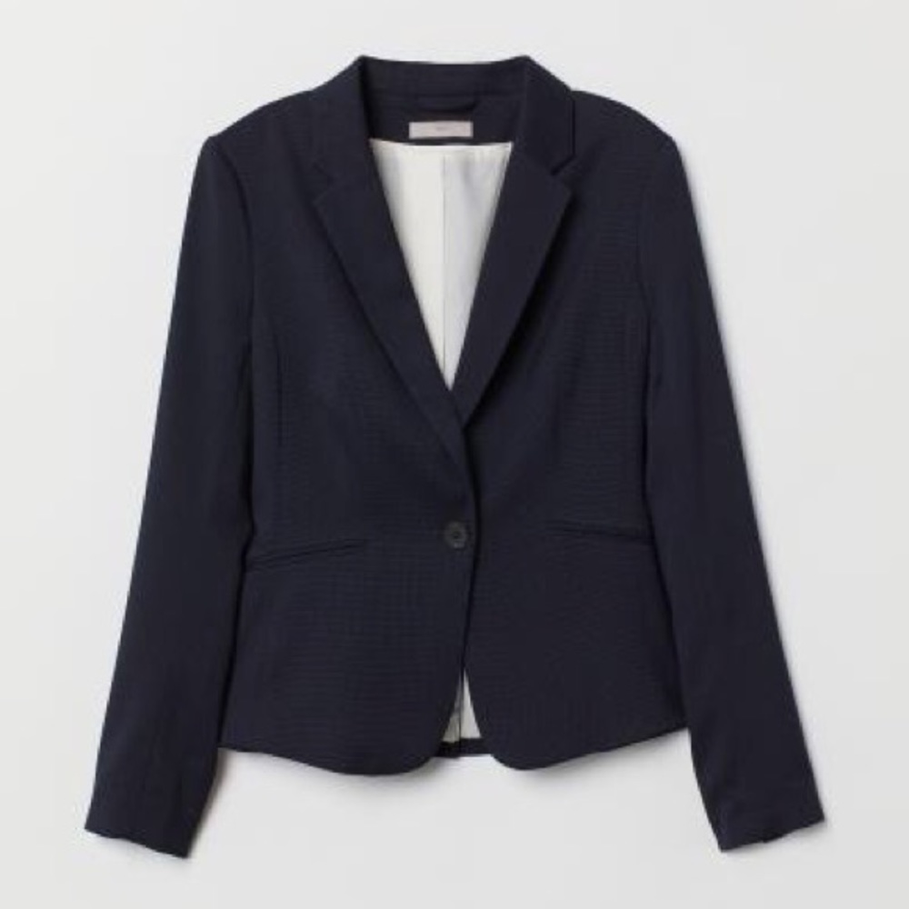 H&M Women’s Blazer in Navy (Size 10)